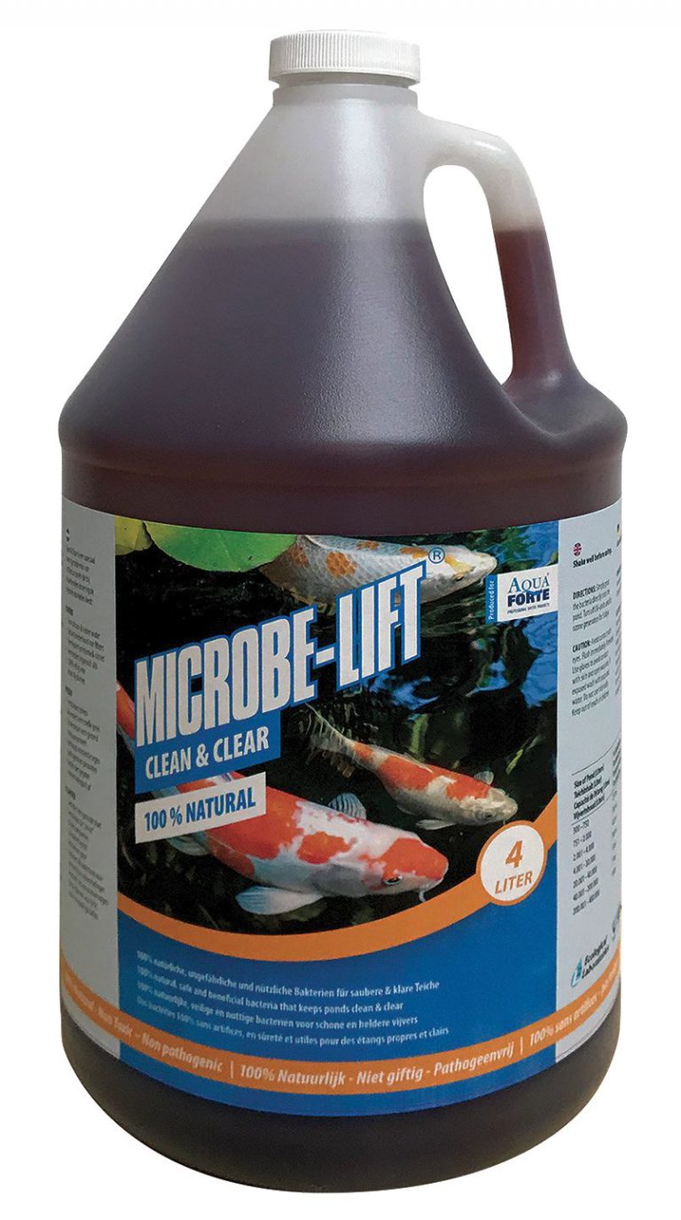 CLEAN & CLEAR clear and clean pond water in the spring and summer